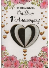 With Best Wishes On Your 1st Anniversary